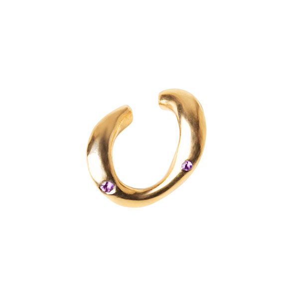 Topaz and Amethyst Large Piercing