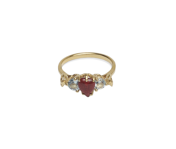 Sacred heart engagement ring