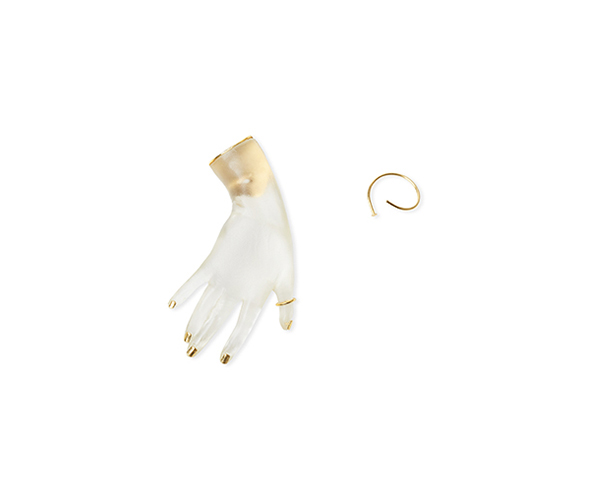 Renaissance Hand earring