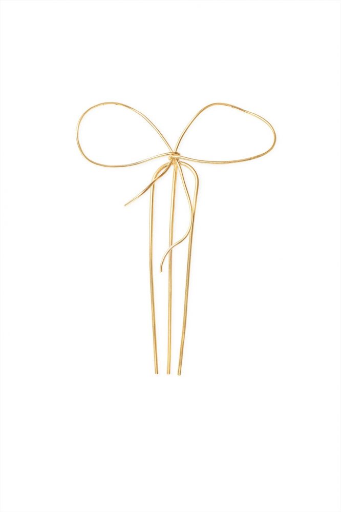 Bow hair comb