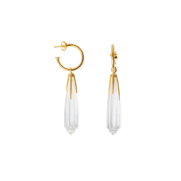 Blessed water drops hoops