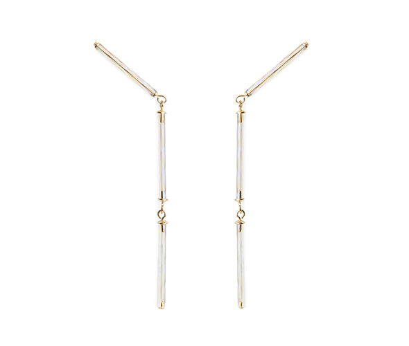 Iridescent Long Earrings