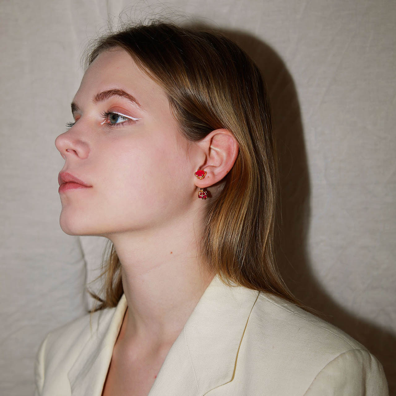 Large Magenta Piercing