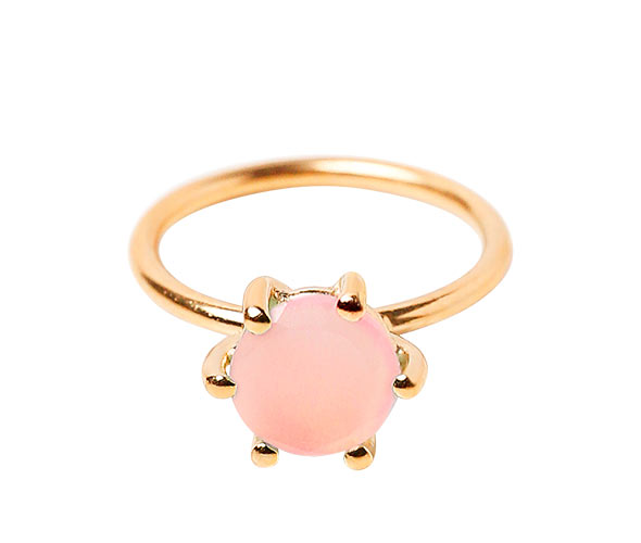 Anillo Jade Rosa