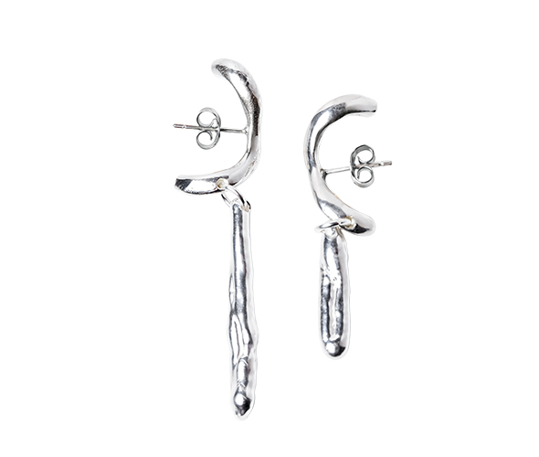 Pendientes Plata Barroca