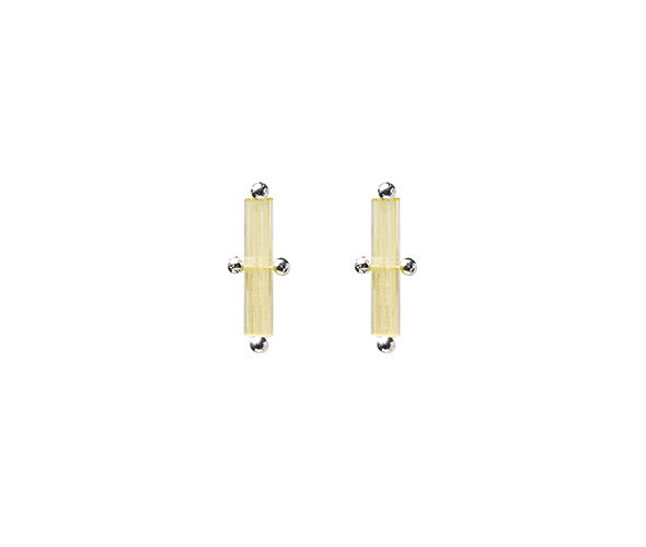 Pendientes Cross Seda