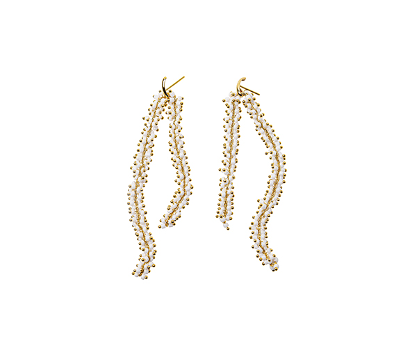 Pendientes Cadena Blanca S