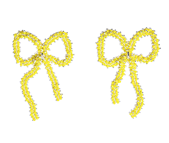 Pendientes Lazo Amarillo